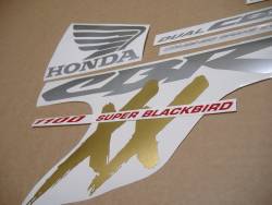 Stickers for Honda CBR 1100 XX 2002 black model