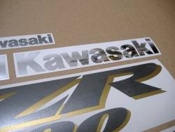 Decals for Kawasaki ZZR1200 2004 grey (complete set)
