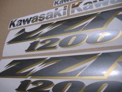 Kawasaki ZZR 1200 2004 complete replica adhesives