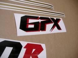 Decals for Kawasaki GPX 750 R 1987 white model