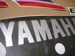 Yamaha FZR 1000 Exup 1991 3LE black restoration stickers