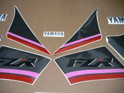 Yamaha FZR 1000 Exup 1991-1992 3LE complete decal set