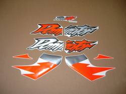 Decals for Honda Dominator NX 650 1997 orange