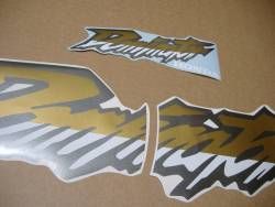 Complete replacement graphics set for Honda Dominator '02