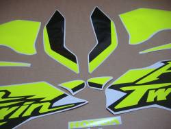 Fluo signal yellow/green decals for Honda Africa Twin