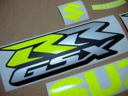 Suzuki GSX-RR 750 neon yellow/green decal set