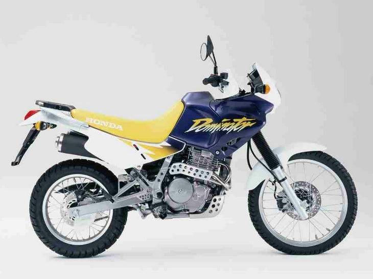 Honda Dominator nx650 '00 blue/yellow model decals