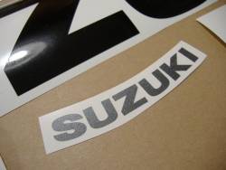 Suzuki 750 2007 black complete sticker kit