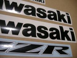 Kawasaki ZZR600 2006 genuine style sticker kit