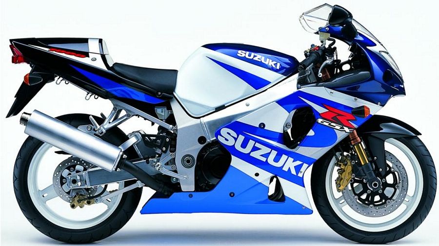 Suzuki GSXR 1000 2001 white labels graphics