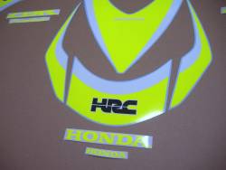 Neon yellow graphics for Honda CBR 1000RR Fireblade