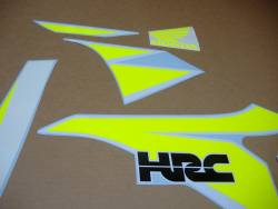 Fluorescent yellow decals for Honda CBR 1000RR sc59