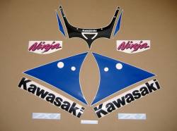 Decals pattern set for Kawasaki zx-7 ninja 1991