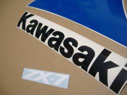 Kawasaki zx7 1991 j1 oem style restoration decal set