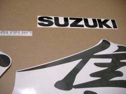Suzuki Hayabusa 1999 black replacement graphics