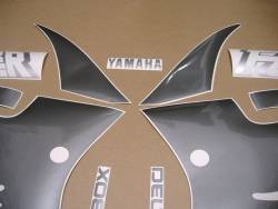 Yamaha FZR 1000 3GM 1990 black pattern decals set