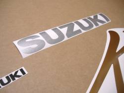 Suzuki Hayabusa 1999 red model pattern decals set