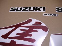 Adhesives set for Suzuki Hayabusa 1300 first edition