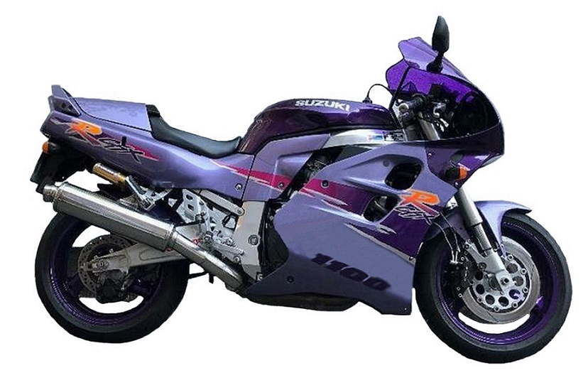 Suzuki GSXR 1100 '94 violet/purple model graphics