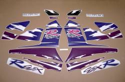 Decals set for Suzuki GSXR 750w 1993 black/purple