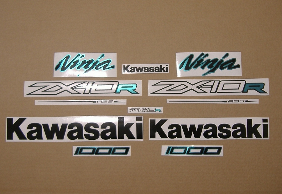 Kawasaki zx10r ninja 2011-2016 alternative color decals