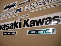 Kawasaki zx10r ninja 2011-2016 alternative color adhesives