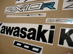 Kawasaki zx10r ninja 2011-2016 custom color decals
