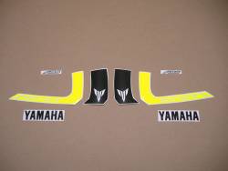 Decals for Yamaha MT-07 2017 grey/neon yellow model