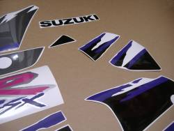 Suzuki GSXR 1100w 1993 grey replacement sticker set