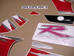 Suzuki GSXR 1100w '93 red oem style decals kit