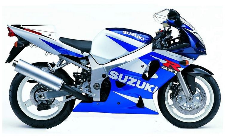 Graphics for Suzuki gsxr 600 2001 white-blue model