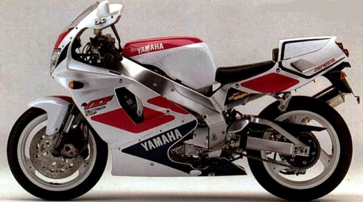 Yamaha YZF 750R 1993 genuine style restoration graphics