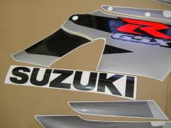 Suzuki GSXR 1000 2004 grey labels graphics