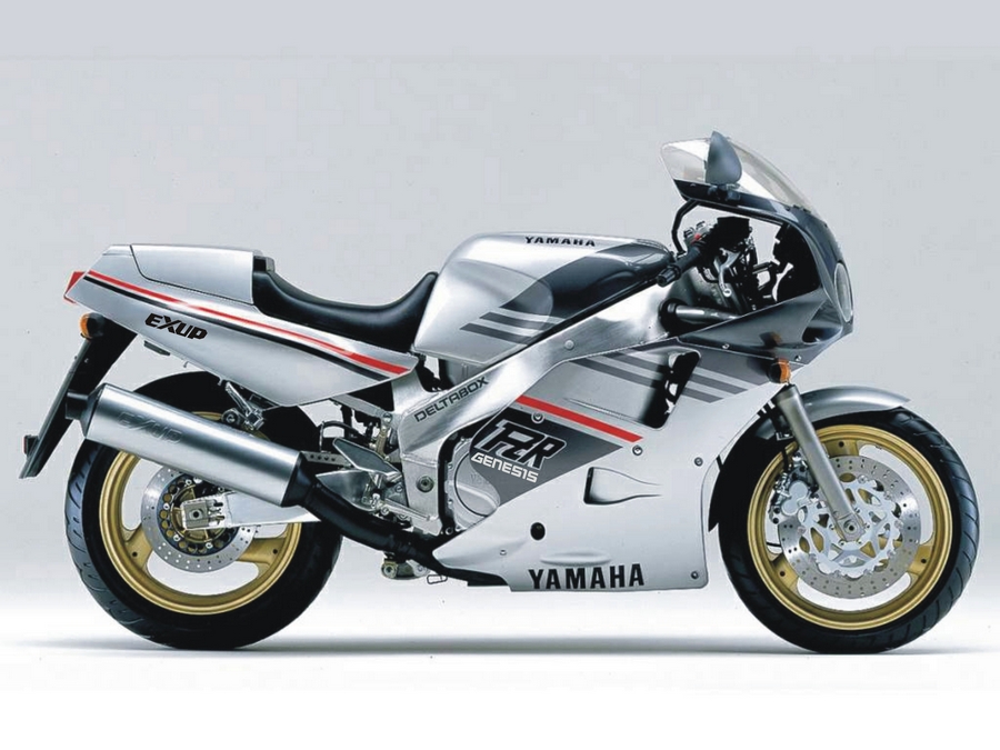 Yamaha FZR 1000 '89-'90 3GM silver model sticker kit