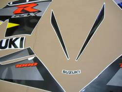 Suzuki GSX-R 1000 K4 yellow stickers set