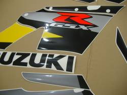 Suzuki 1000 2004 yellow grey stickers kit