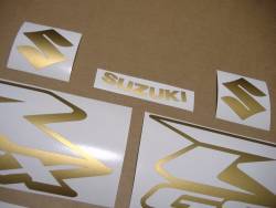 Matte gold stickers for Suzuki GSXR 1000 (gixxer)