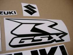 Suzuki gsxr 600 black color graphics set