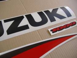 Suzuki GSX-R 1000 2005 black adhesives set