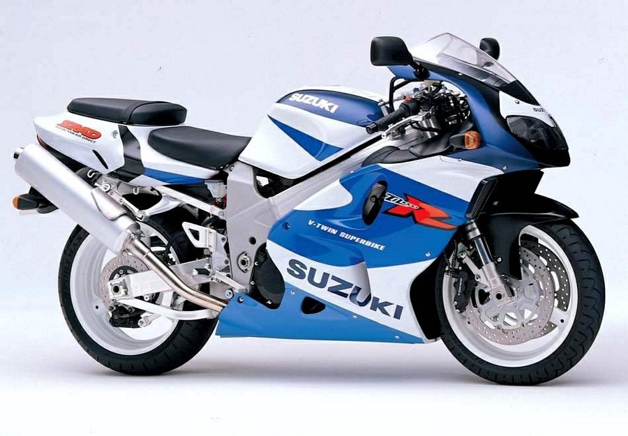 Suzuki TL1000R '00 white/blue version decal kit