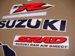 Suzuki TL1000R genuine look reproduction stickers