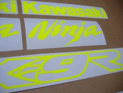 Stickers (signal yellow) for Kawasaki ZX-9R ninja