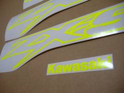 Decals (signal yellow) for Kawasaki ZX-9R ninja