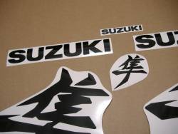 Suzuki Hayabusa 2021 new model M1 black kanji decals