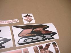 Rose gold stickers for Suzuki GSXR (Gixxer) 750