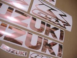 Rose gold decal set for Suzuki GSXR 750 srad