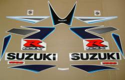 Suzuki GSX-R 1000 K6 white logo graphics