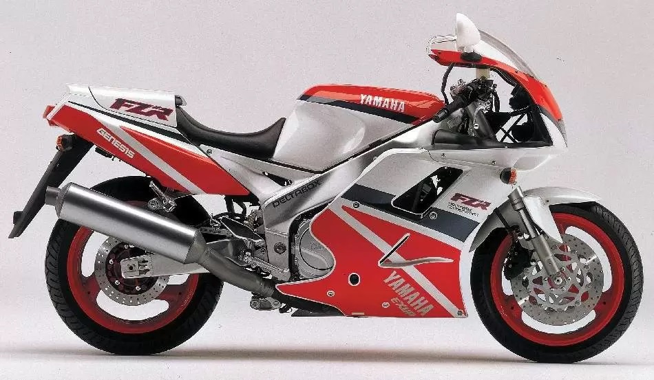 Graphics for Yamaha FZR 1000 1993 white/red model