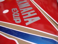 Stickers for Yamaha FZR 1000 1993 white/red version