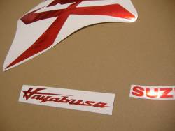 Suzuki Hayabusa 2021 M1 new model red chrome stickers